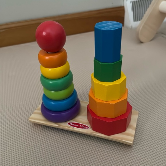 Melissa & Doug Double Stacking Toy - Picture 1 of 3